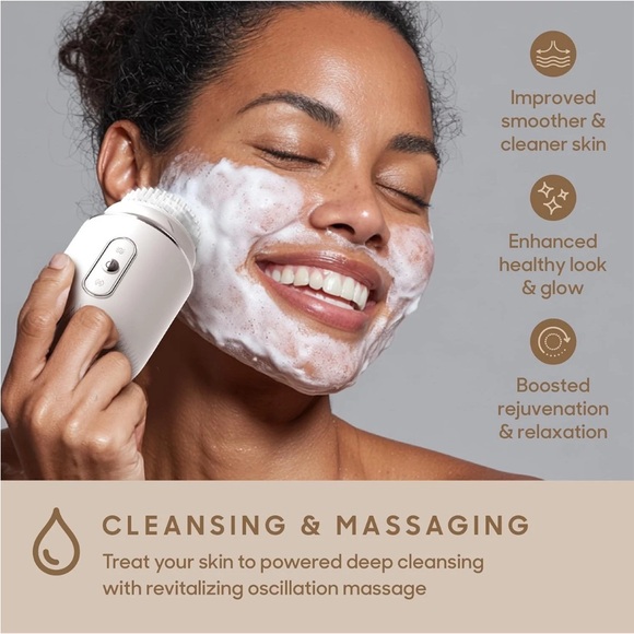 Sharper Image Revel Sonic 3-In-1 Facial Cleansing Brush - Picture 8 of 9